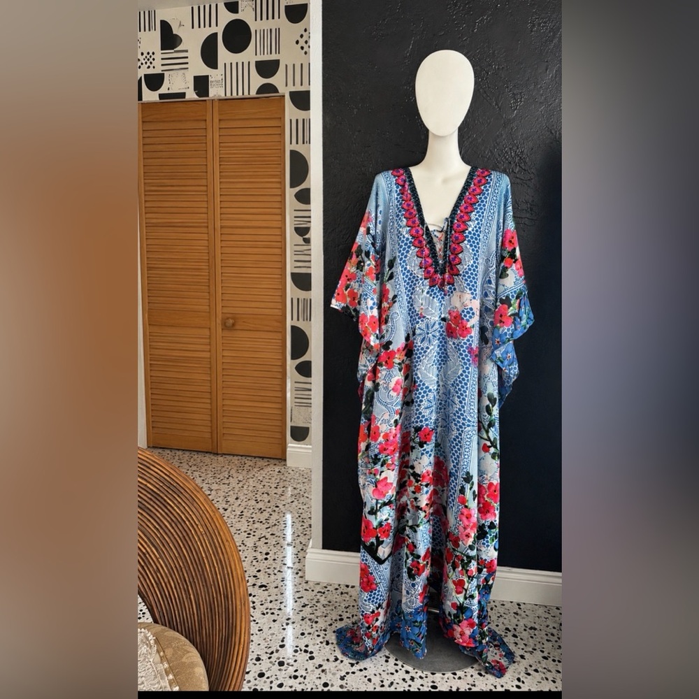 OS Sakkas caftan Kimono dress